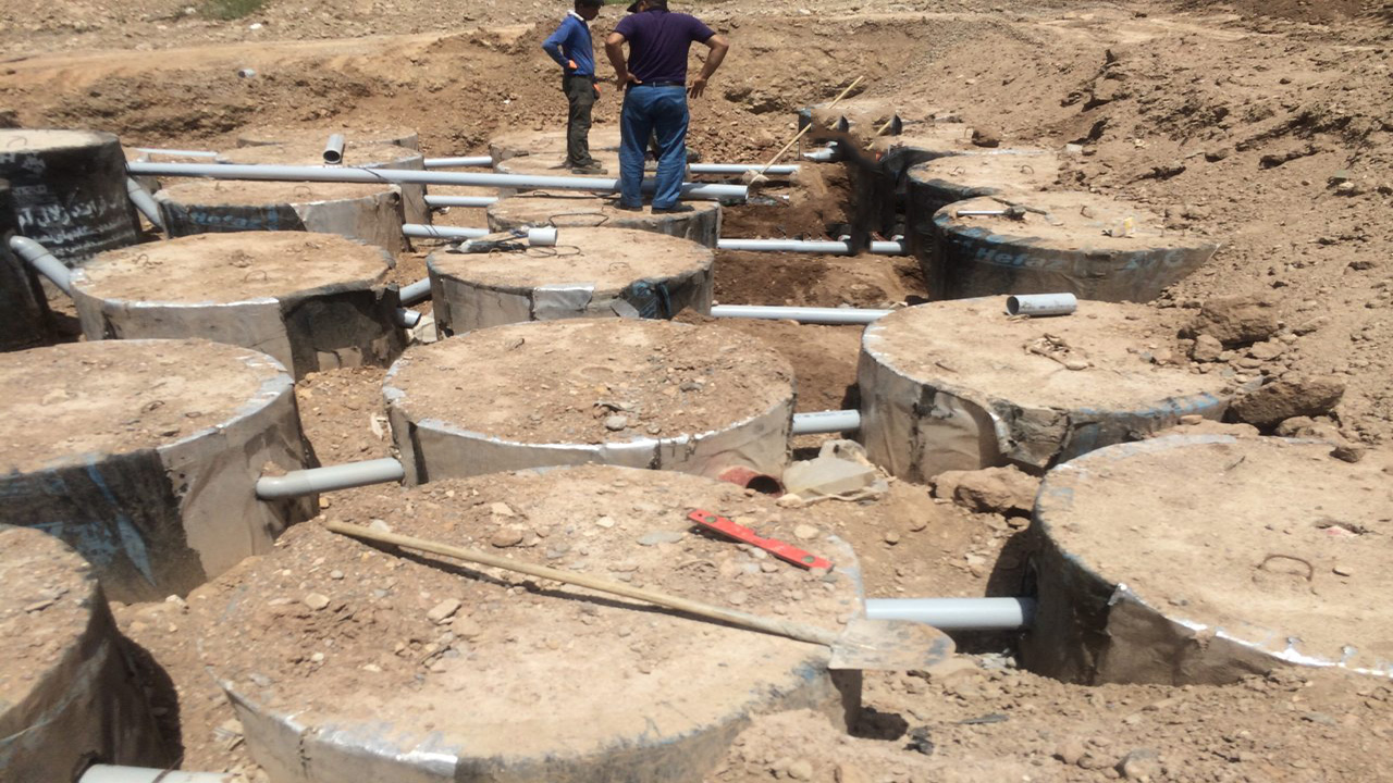 اجزا و ساختار سپتیک تانک بتنی